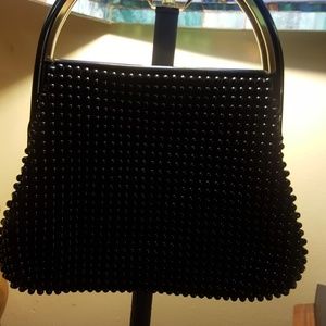 Black vintage beaded bag.